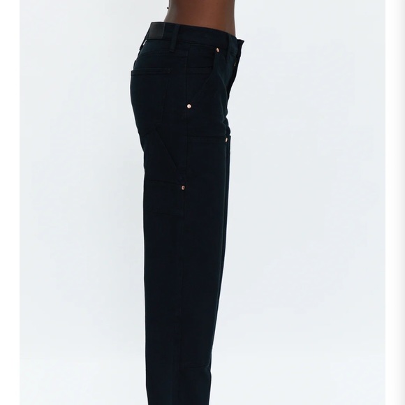 NWT PISTOLA LEXI CARPENTER MID RISE STRAIGHT IN COAL - SZ. 24 - Picture 3 of 10